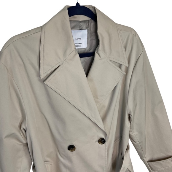 Mango Angela Water-Repellent Trench  NWT - Picture 4 of 10